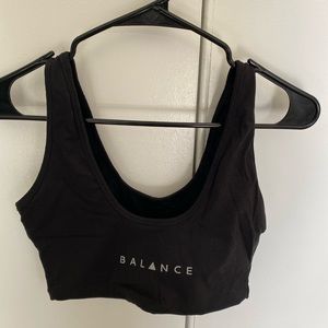 Balance Athletica Black Sports Bra